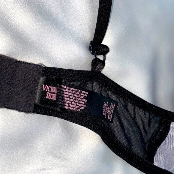 Victoria Secret Very Sexy Black Rose Bra 32B - Picture 7 of 9